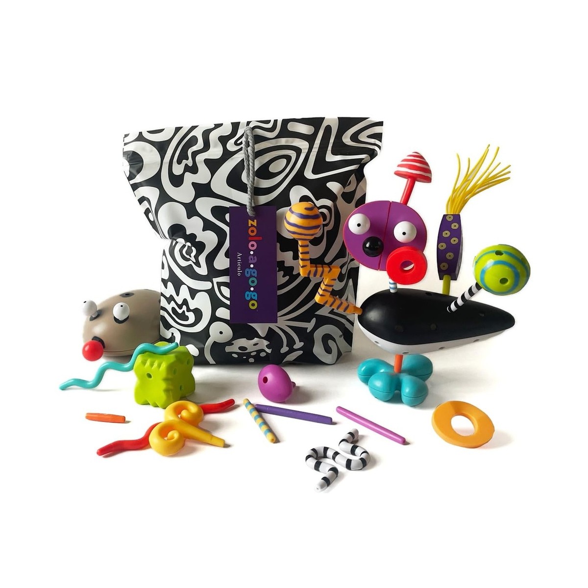 Zolo a Go Go Artstc Sculptures 48 pc Buldng Set | Sculpture, Artst