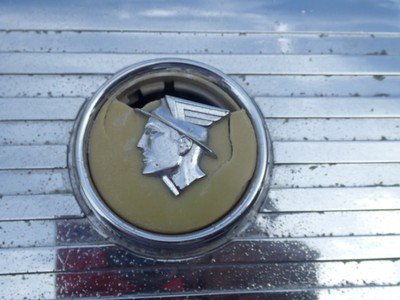 1955 1956 Mercury Rear Seat Courtesy Light Chrome Bezel OEM FOMOCO  