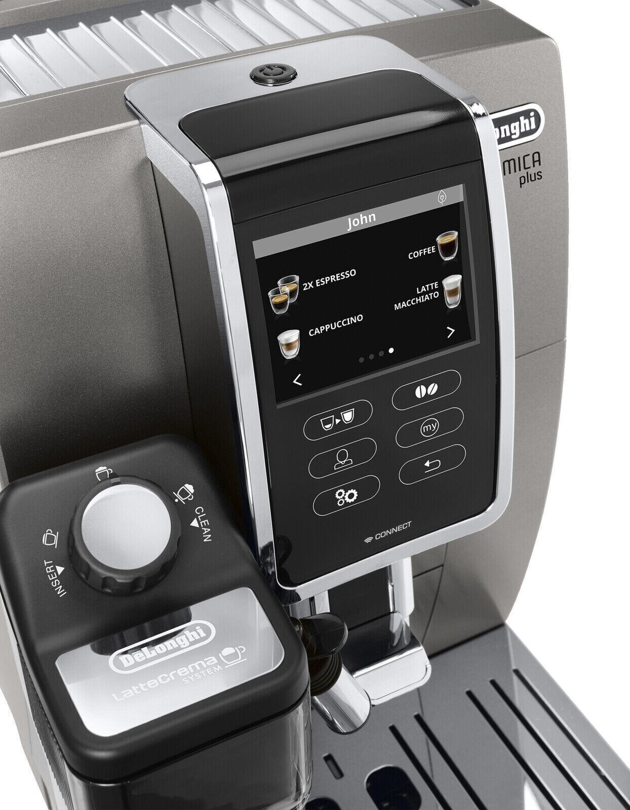 Delonghi Ecam 376.95.t Dinamica Plus Test DeLonghi Dinamica Plus ECAM 376.95.T Kaffeevollautomat 1450W schwarz