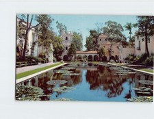 Postcard Lagoon Balboa Park San Diego California USA