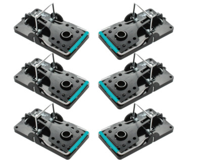 6 Large Rat Traps, Reusable Pest Control Solution