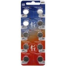 10 Pcs Renata 390 SR1130SW Coin Cell Silver Oxide Batteries