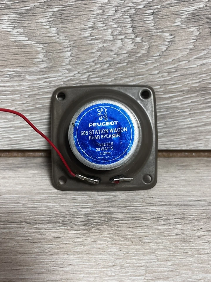 Altavoz tweeter trasero vintage Peugeot 505 Station Wagon 20 vatios 4 0HM Foto 3 de 4