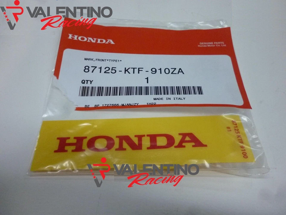 ADESIVO HONDA ROSSO ANTER CARENA SCUDO HONDA SH 125 I - SH 150 I SPORT 2005/2008