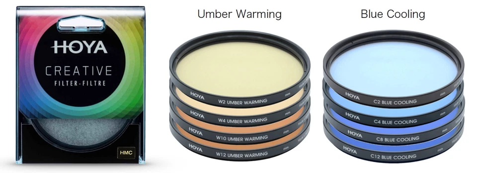 Genuine HOYA C12 BLUE COOLING Filter 52mm,NEW,Balance out reddish or orange hues - Image 2 of 4