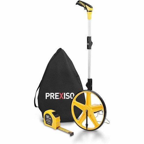 PREXISO 0-9999Ft Folding Distance Measuring Wheel Tape Measure 16 Ft/5M,w/Bag US - Picture 2 of 9