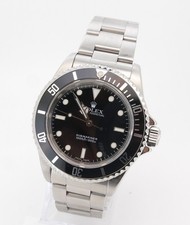 ROLEX Submariner No Date Herren Uhr Stahl - Ref. 14060 black F-Serie