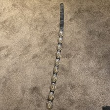 Vintage Sterling Silver Concho Belt   10 Conchos   320g Total   925 Southwestern