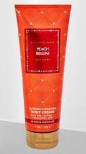 1/PACK BATH  BODY WORKS PEACH BELLINI ULTIMATE HYDRATION BODY CREAM LOTION 8 OZ