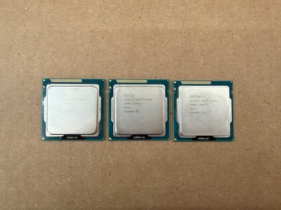 LOT OF 3 Intel Core i5-3330 3.00 GHz Quad-Core Processor LGA1155 SR0RQ