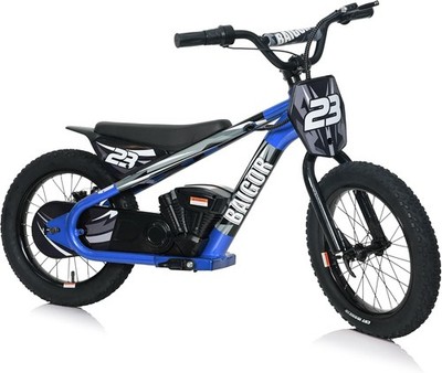 250W 24V Kids Electric Dirt Bike 16'' Tire 3-Speed E-Balance Bike for 8-12