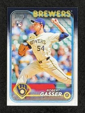 Robert Gasser RC Topps Update US119 2024 Brewers Rookie Card