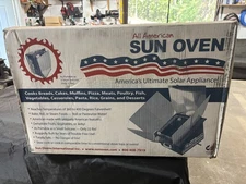 All American SUN OVEN Solar New, Sealed with Accessories J5