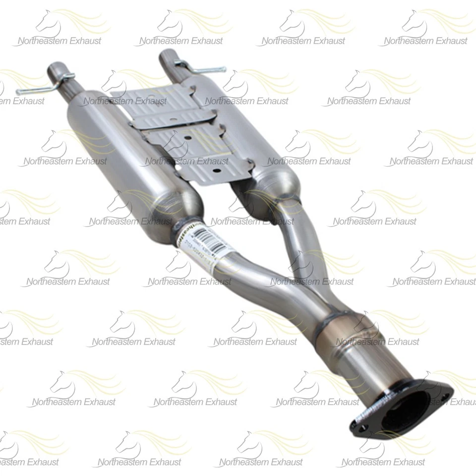 Tubo resonador de escape de acero inoxidable se adapta a: Infiniti M37 2011-2013 3,7 L Foto 4 de 4