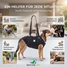 Nature Pet Ganzkörper Tragehilfe Hunde. Für ältere oder frisch operierte Hunde Nature Pet Ganzkörper Tragehilfe Hunde. Für ältere oder frisch operierte Hunde