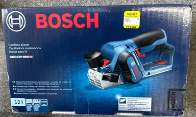 #ad Bosch GHO12V 08N 12V Max Compact Cordless Planer Brushless Tool Only NOS $149.99