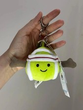 Jellycat Amuseables Tennis Ball Plush Bag Charm Keychain Gift Toy