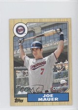 2012 Topps 1987 Topps Minis Joe Mauer #TM-83 HOF 0b3