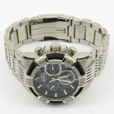 Invicta 25862 Bolt 51mm Black Dial Chronograph Stainless Steel Quartz Mens Watch