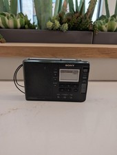 Sony Portable AM/FM Radio with LCD Display and Telescopic Antenna
