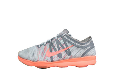 NIKE AIR ZOOM FIT 2N  Damen Schuhe Laufschuhe Grau/Orange  Gr.42 UK 7,5