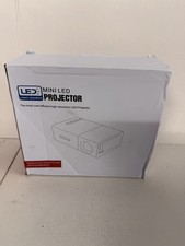 Mini LED Projector 1080P Supported Portable Home Theater New Open Box