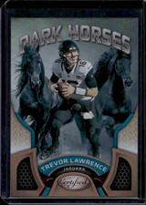 2022 Panini Certified #DH-1 Trevor Lawrence Dark Horses Mirror Bronze
