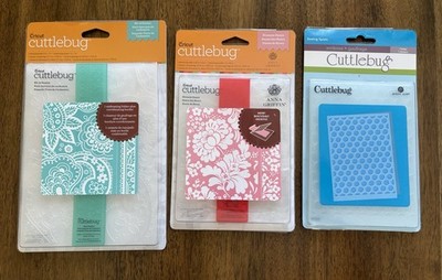 Cricut Cuttlebug Embossing Folders Paisley Blossom Dance Seeing Spots