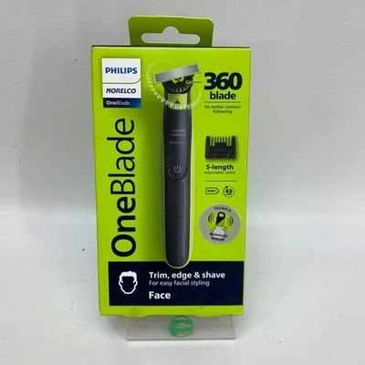 New Philips Norelco OneBlade 360 QP2724/70 Face Hybrid Electric Trimmer D6