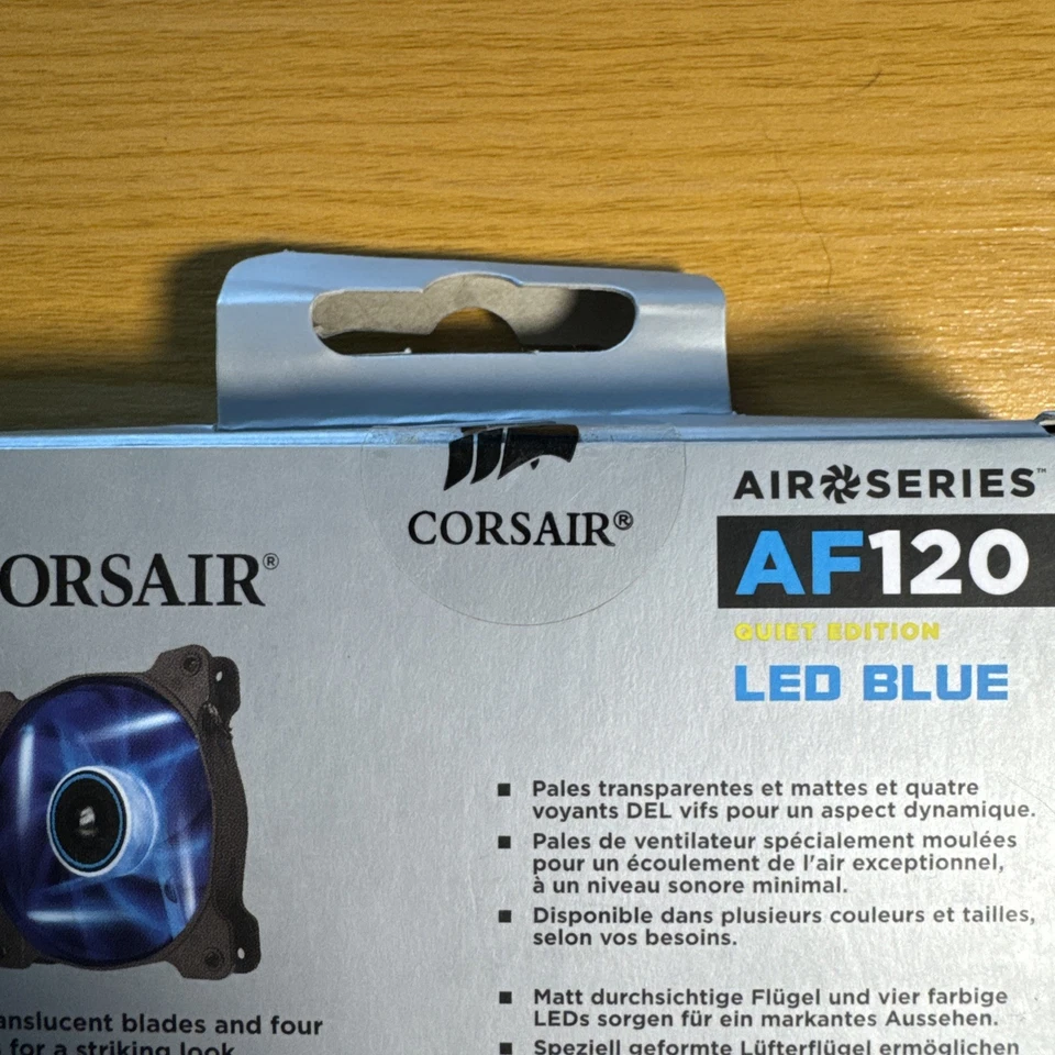 Ventilador PC Corsair AF 120 LED Azul Alta Presión Estática 120mm CO-9050015-BLED Foto 3 de 4