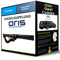 Abnehmbare AnhäNgerkupplung für Opel Combo 06.2018-Jetzt Typ K9 Oris NEU