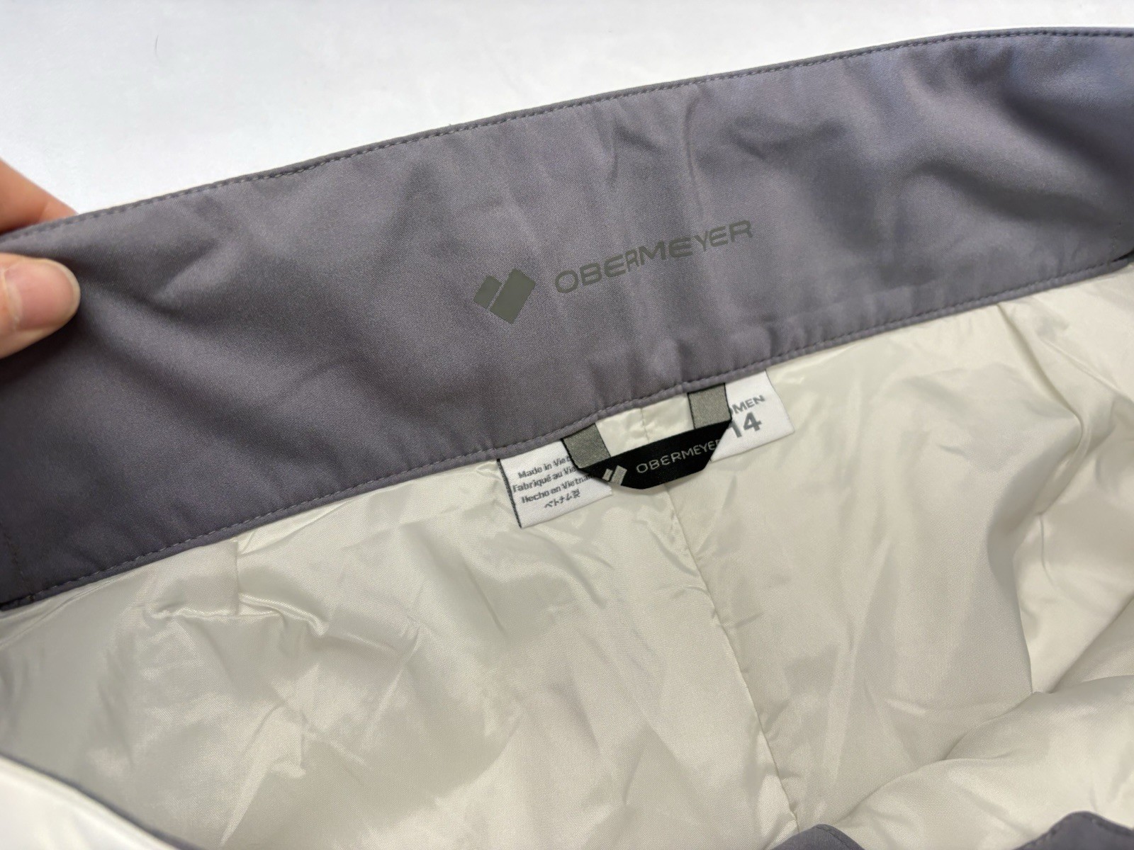 Obermeyer Women's Bliss Snow Pants, High Back Waist, Water-Resistant, Size 14 image 4