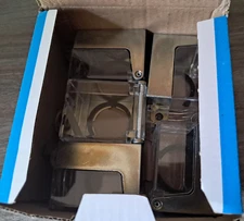 5 piece box- BACO LWA0226 Pad lockable Shroud / Cover for 22 mm Pushbutton - NEW