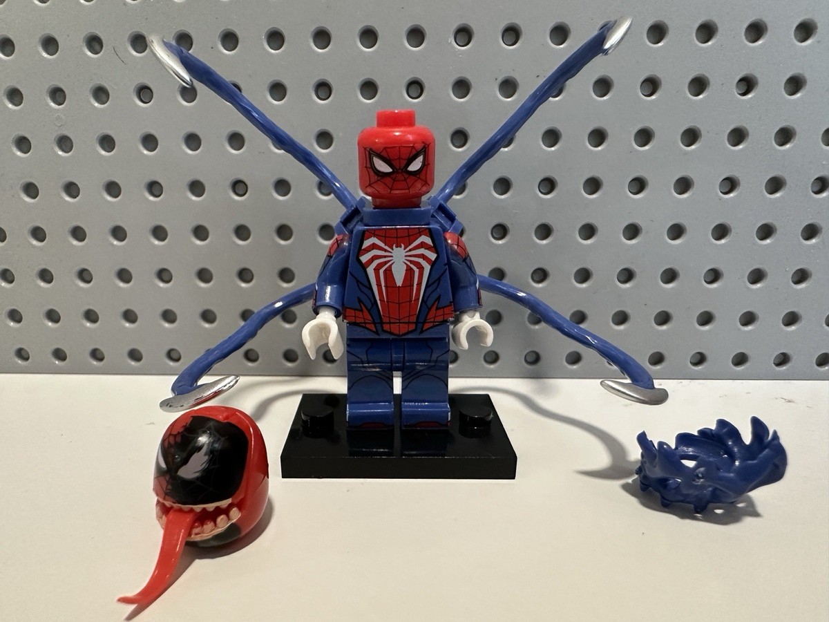 LEGO Marvel Insomniac Spider-Man Venom Symbiote Custom Minifigure