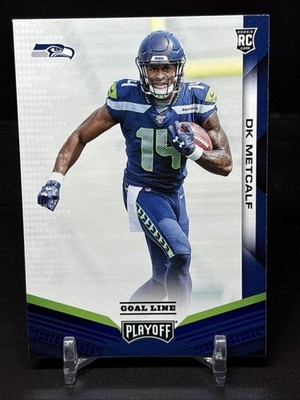 DK Metcalf Rc 2019 Playoff Goal Line Parallel 