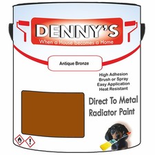 Dennys High Temp Radiators Paint - Antique Bronze