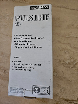 DONNAY Pulsuhr 41189a - 25 Funktionen -