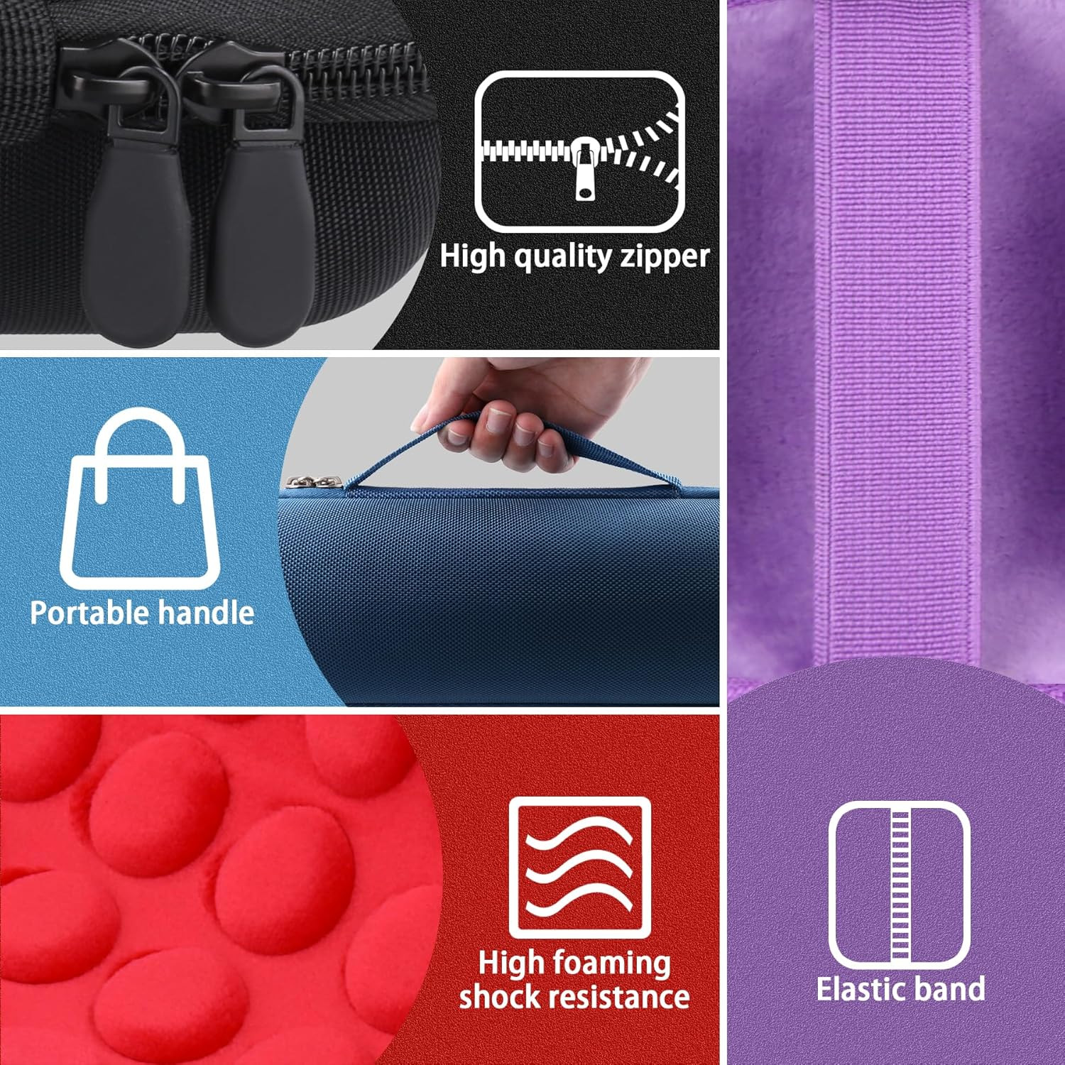 JBL Flip 7/Flip 6 Waterproof Portable Bluetooth Speaker Protective Case, Case On