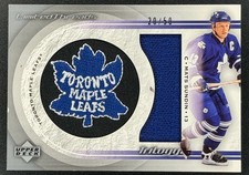 2003-04 Upper Deck Trilogy Limited Threads Mats Sundin /50 #LT-8 Jersey
