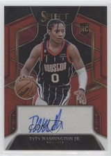 2022-23 Select Rookie Signatures Red Prizm 64/99 TyTy Washington Jr Auto 0kr0