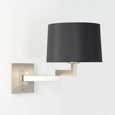 Astro Momo Matt Nickel Swing Arm Wall Light – Adjustable Arm, E27 Lamp Holder
