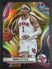 2024-25 Bowman Best University Miro Little Gold Refractor /50 #93