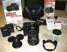 Canon Rebel XSi/450D Camera w/Sigma 18-200 Zoom Lens/Tamrac Bag/ Many Extras 