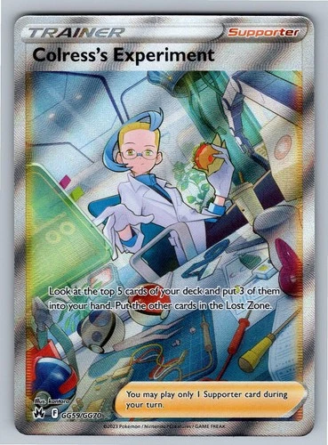 Colress's Experiment GG59/GG70 Crown Zenith Galarian Gallery Pokemon MP