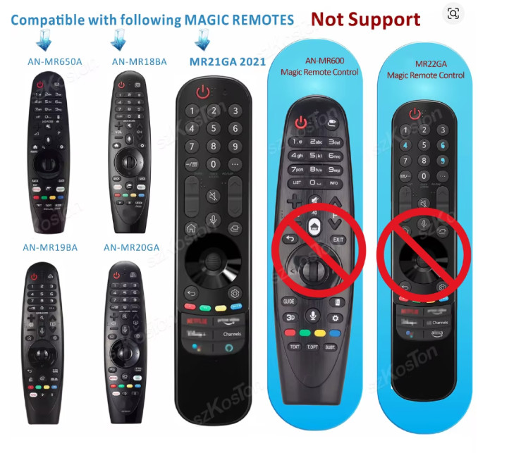 Telecomando LG Magic Sostitutivo con Voce Puntatore per Smart TV OLED UHD QNED foto 6