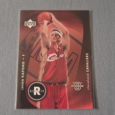 Upper Deck 2003-04 Standing O Jason Kapono #115 Rookie Cavaliers NBA Card. rookie card picture