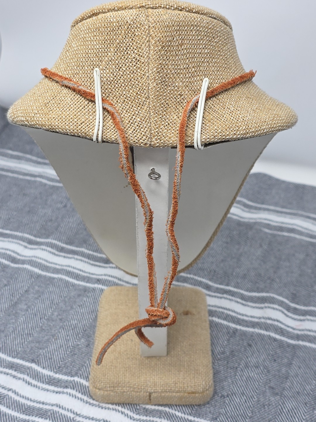 Signed Jama Native American eagle ceramic Necklac… - image 6