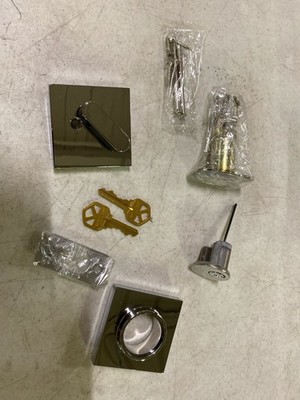 Miseno MLK1228 Lorton Single Cylinder Keyed Entry Deadbolt - Chrome