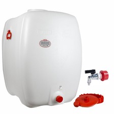 Graf Getr&auml;nkefass Kunststofffass Oval 300 Liter mit Messing Auslaufhahn 3/4"