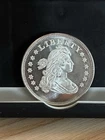 1 Troy Ounce .999 Fine Silver Bullion Round Liberty Design In Plastic Capsule